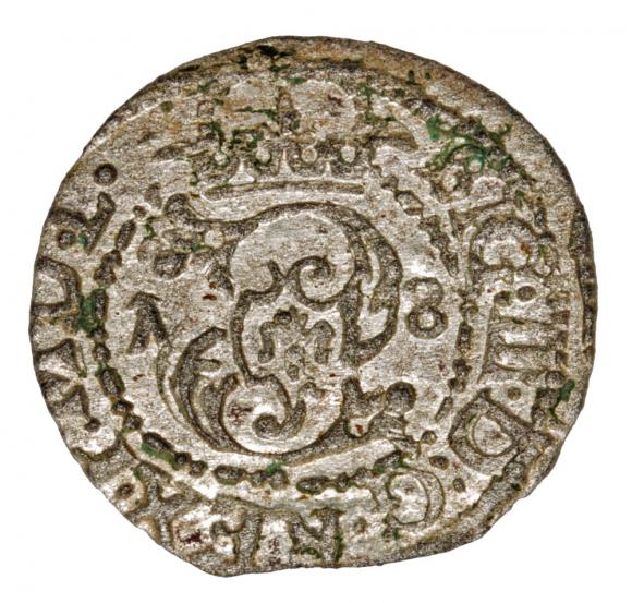 Szeląg 1618 Zygmunt III Waza Litwa Wilno