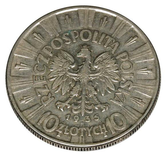 10 złotych 1935 II RP Warszawa Józef Piłsudski