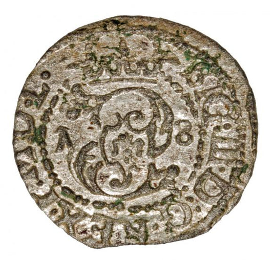 Szeląg 1618 Zygmunt III Waza Litwa Wilno