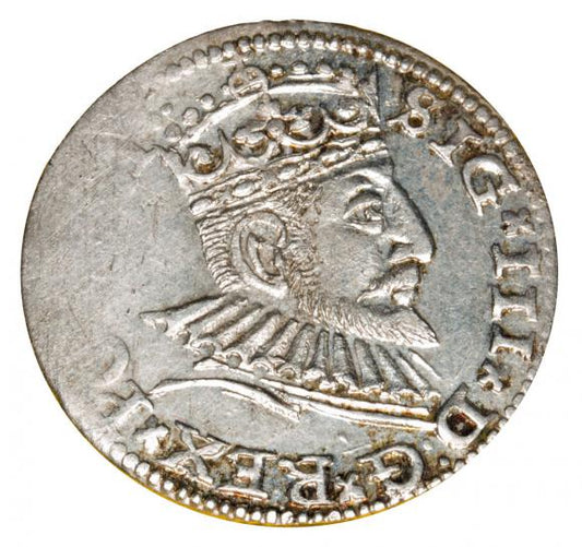Trojak 1591 Zygmunt III Waza Ryga
