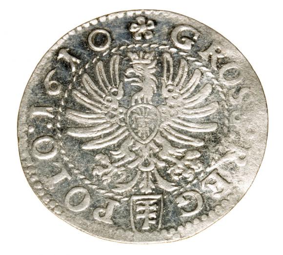Grosz 1610 Zygmunt III Waza Polska Kraków